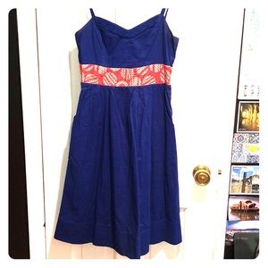 Anthropologie Edmé & Esyllte Blue Sundress